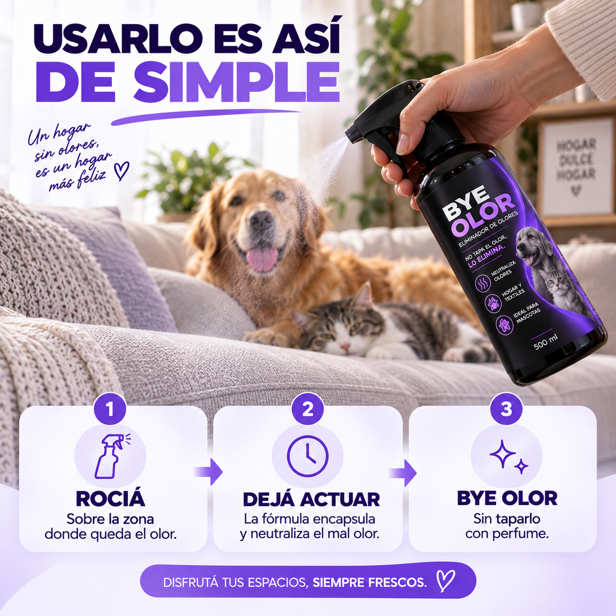 Wisher Bye Olor - Eliminador De Olores